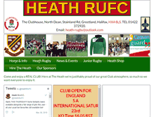 Tablet Screenshot of heath-rugby.co.uk